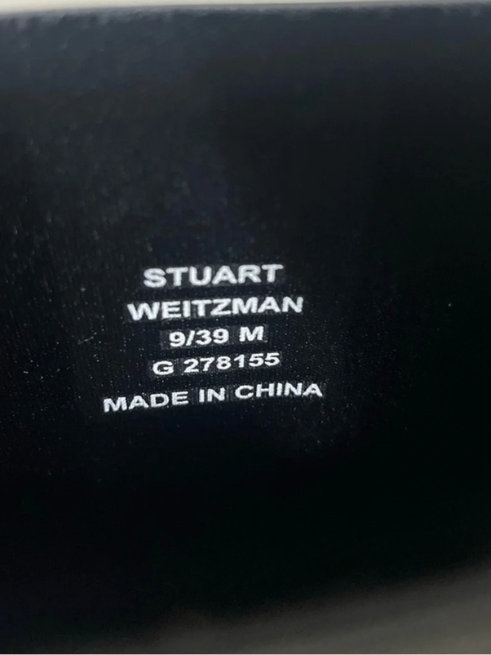 Stuart Weitzman only wore